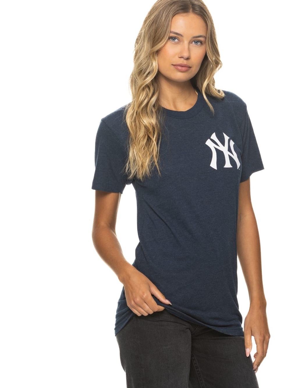 NIB Unisex New York Yankees Aviator Nation x MLB Navy Tri-T-Shirt Size small